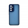 Silikonska maska Frame Samsung A34 Plava