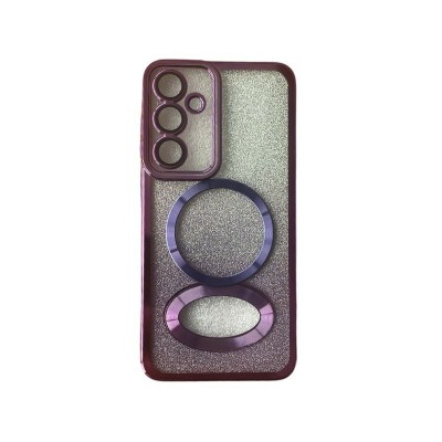 MagSafe glitter maskica Samsung A35 Purple