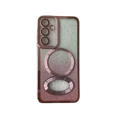 MagSafe glitter maskica Samsung A55 Pink