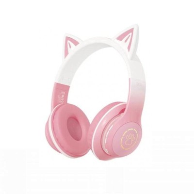 Slušalice XO Cat BE38 Pink