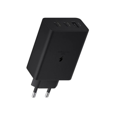 Kucni punjac Samsung Original TRIO 65W USB-A USB-C x2 Black EP-T6530