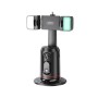 Selfie stick Drzac XO SS16 sa AI Bluetooth pracenjem lica (sa svjetlom) Black