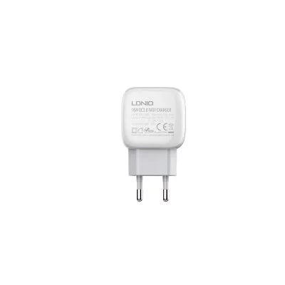 Kucni punjac LDNIO A1306Q QC3.0 18W (USB-A) kabal USB-A - lightning