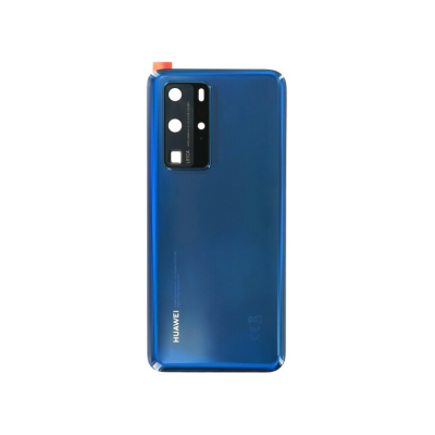 Zadnji poklopac sa staklom kamere Huawei P40 Plavi