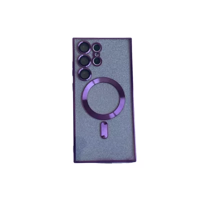 MagSafe glitter maskica Samsung S22 Ultra Purple